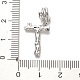 placage en rack laiton micro pavé de zircone cubique breloques pendantes européennes(KK-L210-015P-T)-3