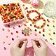 600 個 6 色の不透明プラスチック ビーズ(KY-YW0001-95)-5