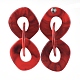 Acrylic Dangle Stud Earrings(X-EJEW-JE03840-06)-2