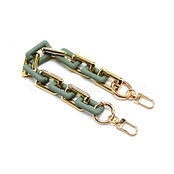 Acrylic Bag Chain Strap, with Alloy Swivel Clasps, for Bag Replacement Accessories, Cadet Blue, 31cm(FIND-WH0090-93C)