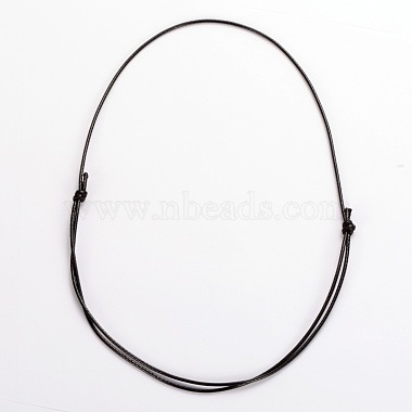 1.5mm Black Waxed Cotton Cord Necklace Making