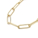 Brass Paperclip Chain(X-NJEW-JN02859)-2