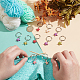 10Pcs Starfish Synthetic Turquoise Pendant Stitch Markers(HJEW-NB00040)-3