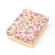 Boîte d'emballage de bijoux en carton à motif de fleurs(CBOX-L007-007B)-1