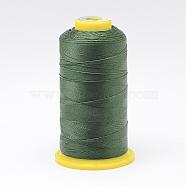Nylon Sewing Thread, Dark Sea Green, 0.2mm, about 700m/roll(NWIR-N006-01H-0.2mm)