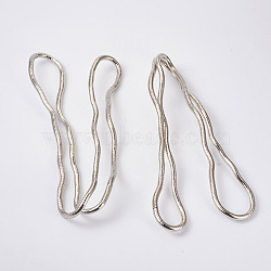 Zinc Alloy Curtain Hanging Decorations, Platinum, 503x6.5mm(EL-TAC0001-09P)