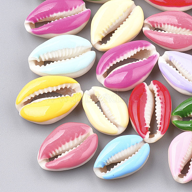 20mm Mixed Color Shell Cowrie Shell Beads