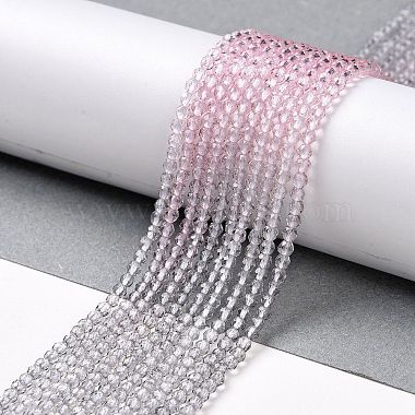 brins de perles de verre de couleur dégradé transparent(GLAA-G101-2mm-02)-3