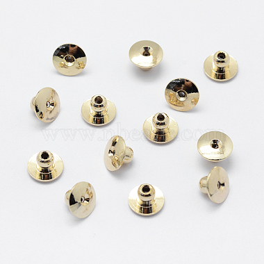 Real Gold Plated Glass Ear Nuts