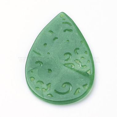 Natural Jade Pendant(G-E418-85C)-2