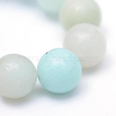 Round Natural Grade A Amazonite Bead Strands(G-R345-4mm-16)-4