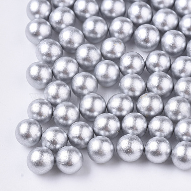 10mm LightGrey Round ABS Plastic Beads