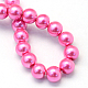 Baking Painted Glass Pearl Round Bead Strands(X-HY-Q003-10mm-54)-4