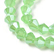 Imitation Jade Electroplate Glass Beads Strands(GLAA-F029-J6mm-C01)-3