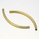 Curved Brass Tube Beads(KK-E738-53G)-1