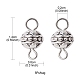 Tibetan Style Alloy Connector Charms(PALLOY-YW0001-48)-3