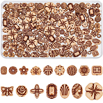 160Pcs 16 Styles Opaque Acrylic Beads, Mixed Shapes, 8.5~19.9x8.5~19.6x3.8~10.2mm, Hole: 1.2~3.8mm, 10pcs/style(SACR-SC0001-63)