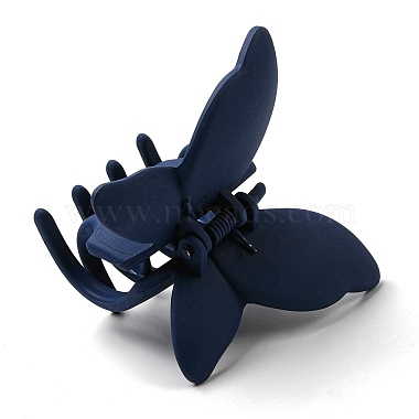 Frosted Butterfly Hair Claw Clip(OHAR-PW0003-005D)-3