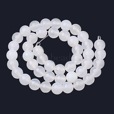 Natural Agate Beads Strands(G-S295-17-8mm)-2