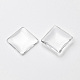 Transparent Glass Square Cabochons(X-GGLA-S022-20mm)-2