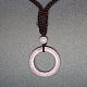 натуральный розовый кварц кулон ожерелье(PW-WG76159-06)-1