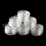 Elastic Crystal Thread, Beading String, Round, Clear, 0.8mm, about 4.37 Yards(4m)/Roll(FB-CBA16DD-01A)