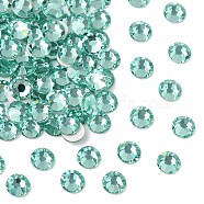 Preciosa&reg MAXIMA Crystal No Hotfix Flatback Stones, Czech Crystal, Dura Foiling, Round(438 11 615 Chaton Rose), 50005 Caribbean Sea, SS8(2.3~2.5mm)(Y-PRC-NSS8-50005)