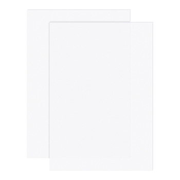 Silicone Single Side Board, with Adhesive Back, Rectangle, Clear, 30x21x0.1cm