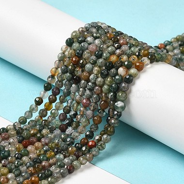 Natural Moss Agate Beads Strands(G-H302-A03-01)-2