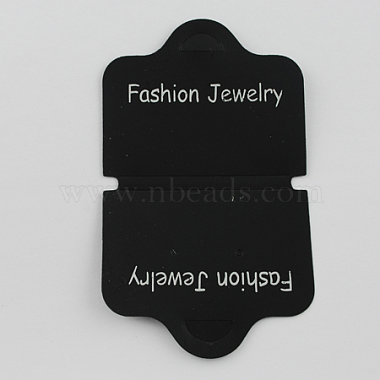 Black Plastic Necklace Display Cards