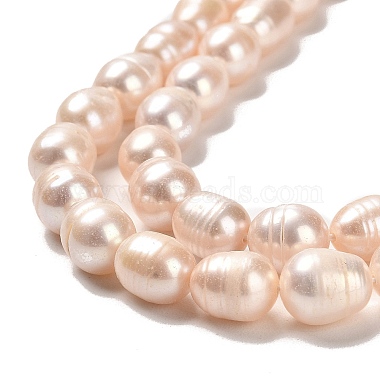 hebras de perlas de agua dulce cultivadas naturales(PEAR-E016-121)-3