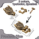 2Pcs 2 Colors Brass EDC Beads(FIND-NB0006-48)-2