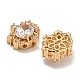 Brass Micro Pave Cubic Zirconia Beads(KK-U037-02G-01)-3