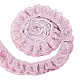 Polyester Pleated Lace Trim(OCOR-WH0080-77C)-1