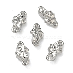 Ocean 304 Stainless Steel Links Connector Charms, Stainless Steel Color, Non-Tarnish, Conch Shape, 9.5x5.5x3.5mm, Hole: 0.8mm(STAS-D211-15C-P)