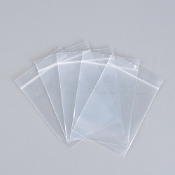 Polyethylene Zip Lock Bags, Resealable Packaging Bags, Top Seal, Self Seal Bag, Rectangle, Clear, 32x22cm, Unilateral Thickness: 2.9 Mil(0.075mm), 100pcs/group(OPP-R007-22x32)