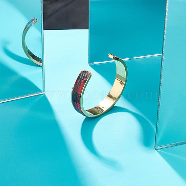Stainless Steel Grooved Bangles(STAS-UN0038-75B)-3