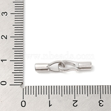 застежки из стерлингового серебра с родиевым покрытием 925(STER-G038-08P)-3