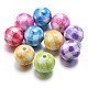 10Pcs Plating Colours Acrylic Beads(OACR-S146-04)-1