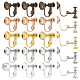 20Pcs 5 Colors Brass Clip-on Earring Findings(KK-CA0003-33)-1