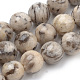 Chapelets de perles de feldspath naturel(X-G-S259-26-8mm)-1