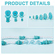 180Pcs 6 Styles Synthetic Turquoise Beads(G-NB0004-81)-5