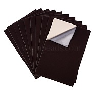 Jewelry Flocking Cloth, Self-adhesive Fabric, Black, 40x28.9~29cm, 12sheets/set(TOOL-BC0001-75S)