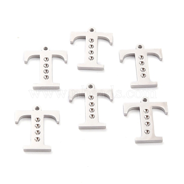 Stainless Steel Color Alphabet 304 Stainless Steel Pendants