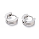 Tarnish Resistant 202 Stainless Steel Huggie Hoop Earrings(X-EJEW-O087-09A-P)-1