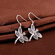 Dragonfly Brass Dangle Earrings(EJEW-BB11921)-1