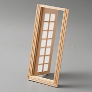 Mini Door Display Decoration, Can Be Opened, Dollhouse Accessories Pretending Prop Decorations, Wheat, 195x87x3mm(DIY-WH0374-58)