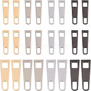 Fingerinspire Zinc Alloy Replacement pull-tab Accessories, for Luggage Suitcase Backpack Jacket Bags Coat, Mixed Color, 24pcs/box(FIND-FG0001-09)