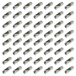 304 Stainless Steel Ball Chain Connectors, Stainless Steel Color, 9x3.5x3mm, Fit for 2.4mm ball chain(STAS-YW0001-76P)