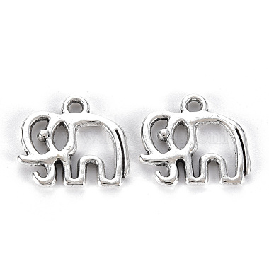 Antique Silver Elephant Alloy Charms